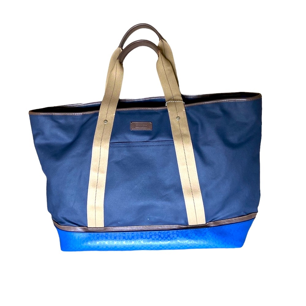 🔥💙COACH Heritage Tote